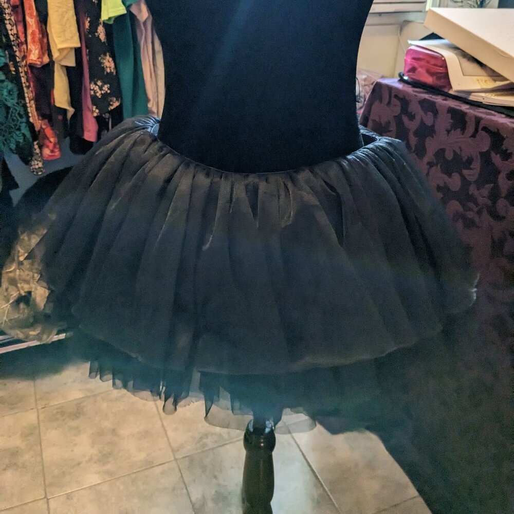 Spencer’s Black Tulle Tutu Skirt – Plus Size Adult Costume Skirt